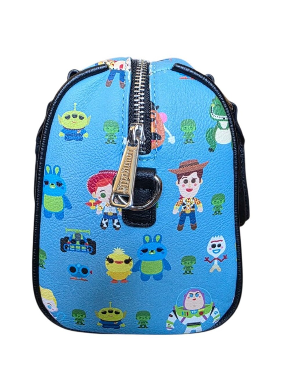 Loungefly Disney Pixar Toy Story Chibi Duffle Satchel Bag Blue Allover Print - Picture 6 of 16
